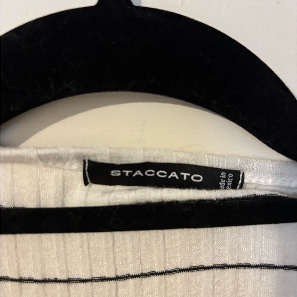 Luke new,  black/white stripe tunic top,  size medium bought from boutique store - Picture 7 of 7